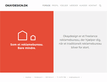 Tablet Screenshot of okaydesign.dk